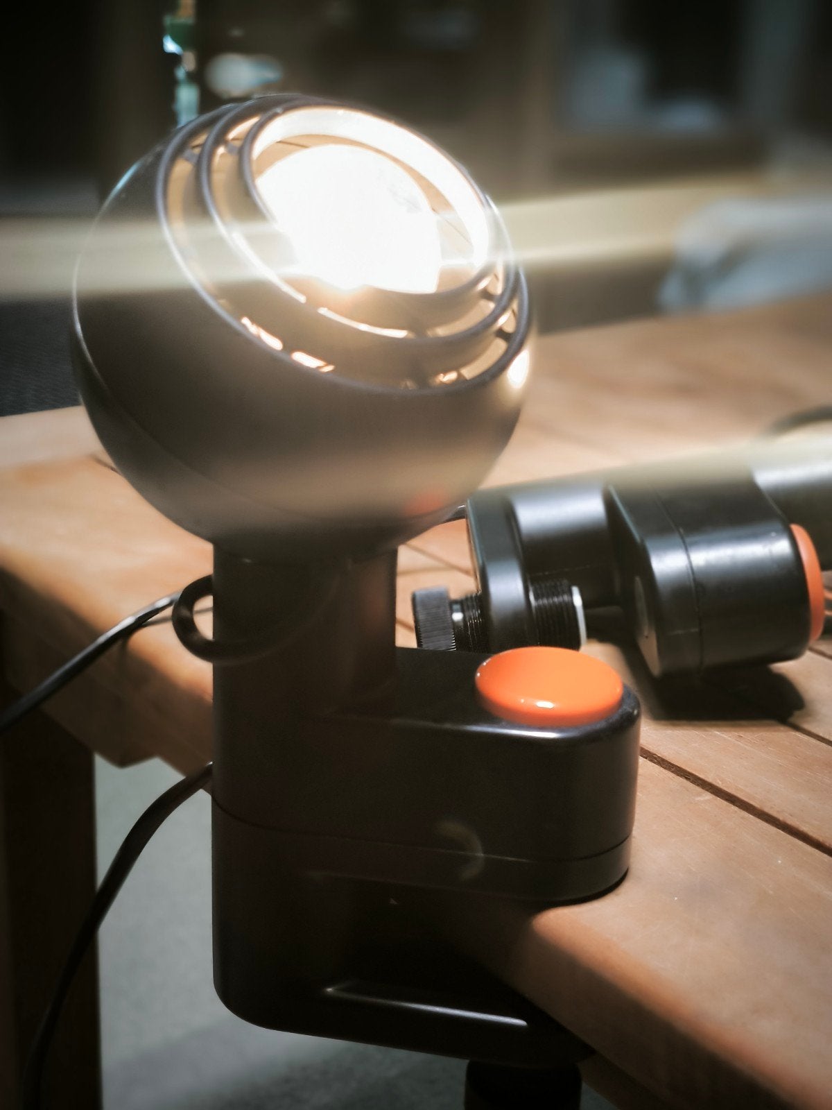 2 lampes vintage Osram Concentra Aglio, 1970s, Enlèvement ou Envoi, Orange, Vintage, Osram