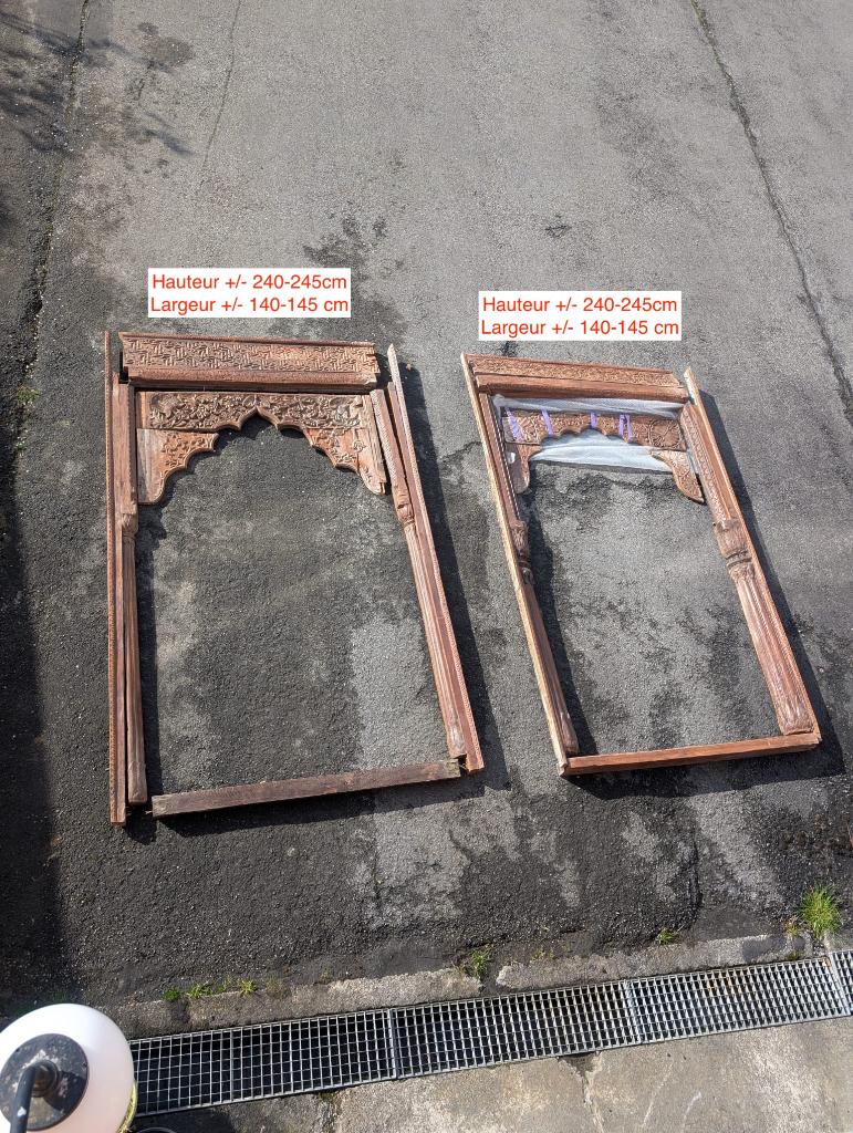 Massief houten deurkozijn, Ophalen, Gebruikt