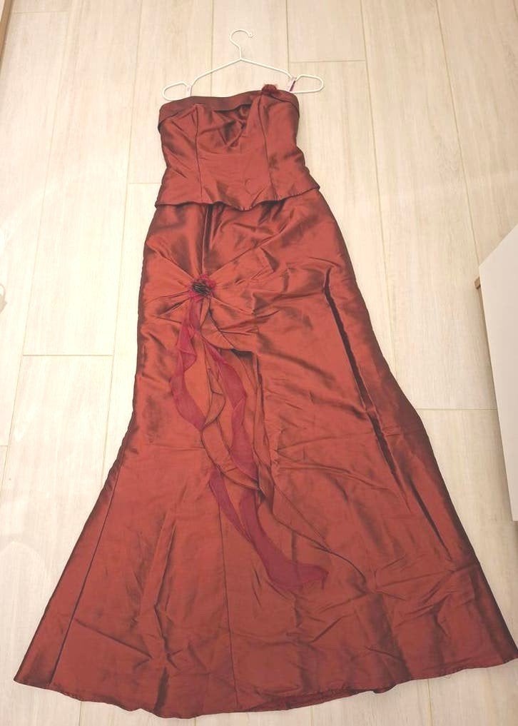 Robe de bal rouge foncé  taille 38, Enlèvement ou Envoi, Taille 38/40 (M), Robe de gala