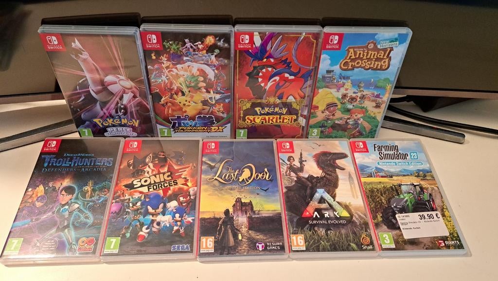 Boîtes vides jeux nintendo switch, Consoles de jeu & Jeux vidéo, Enlèvement ou Envoi, Comme neuf