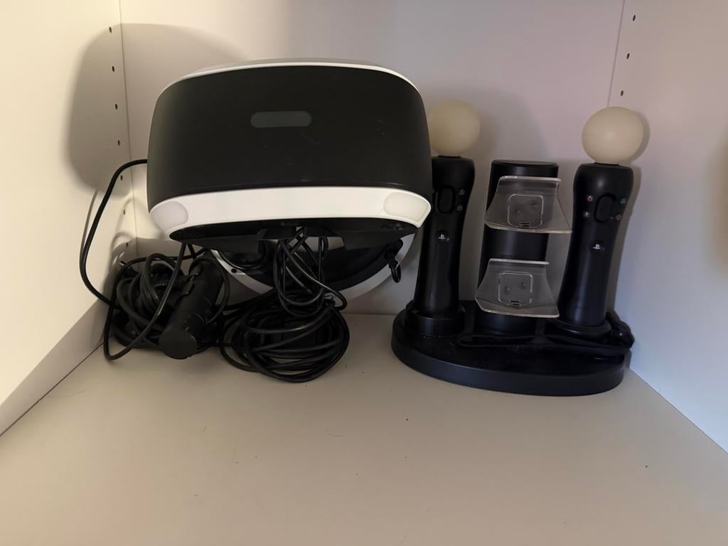 Playstation VR + Move Motion controllers, Games en Spelcomputers, Ophalen, Zo goed als nieuw
