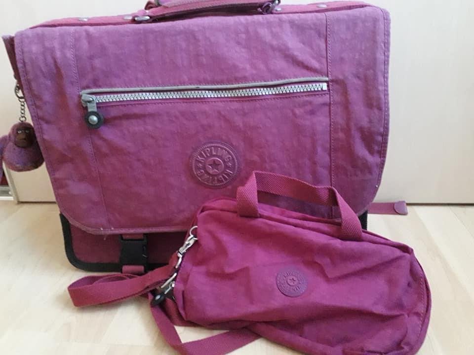 Kipling boekentas fuschia, Ophalen, Overige kleuren, Aktetas of Boekentas, 30 tot 40 cm
