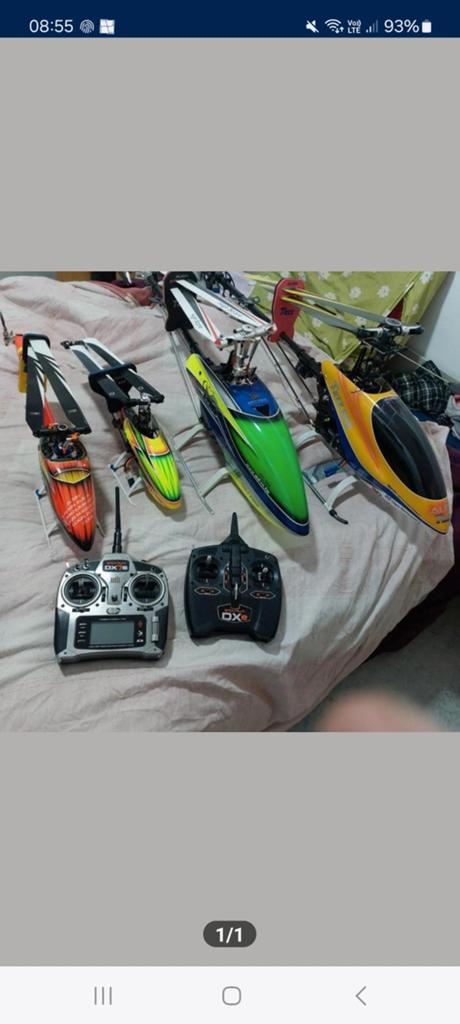 Lot helis wegens gezondheids reden voor alles 1200 euro 3 vl, Hobby & Loisirs créatifs, Modélisme | Radiocommandé & Téléguidé | Hélicoptères & Quadricoptères