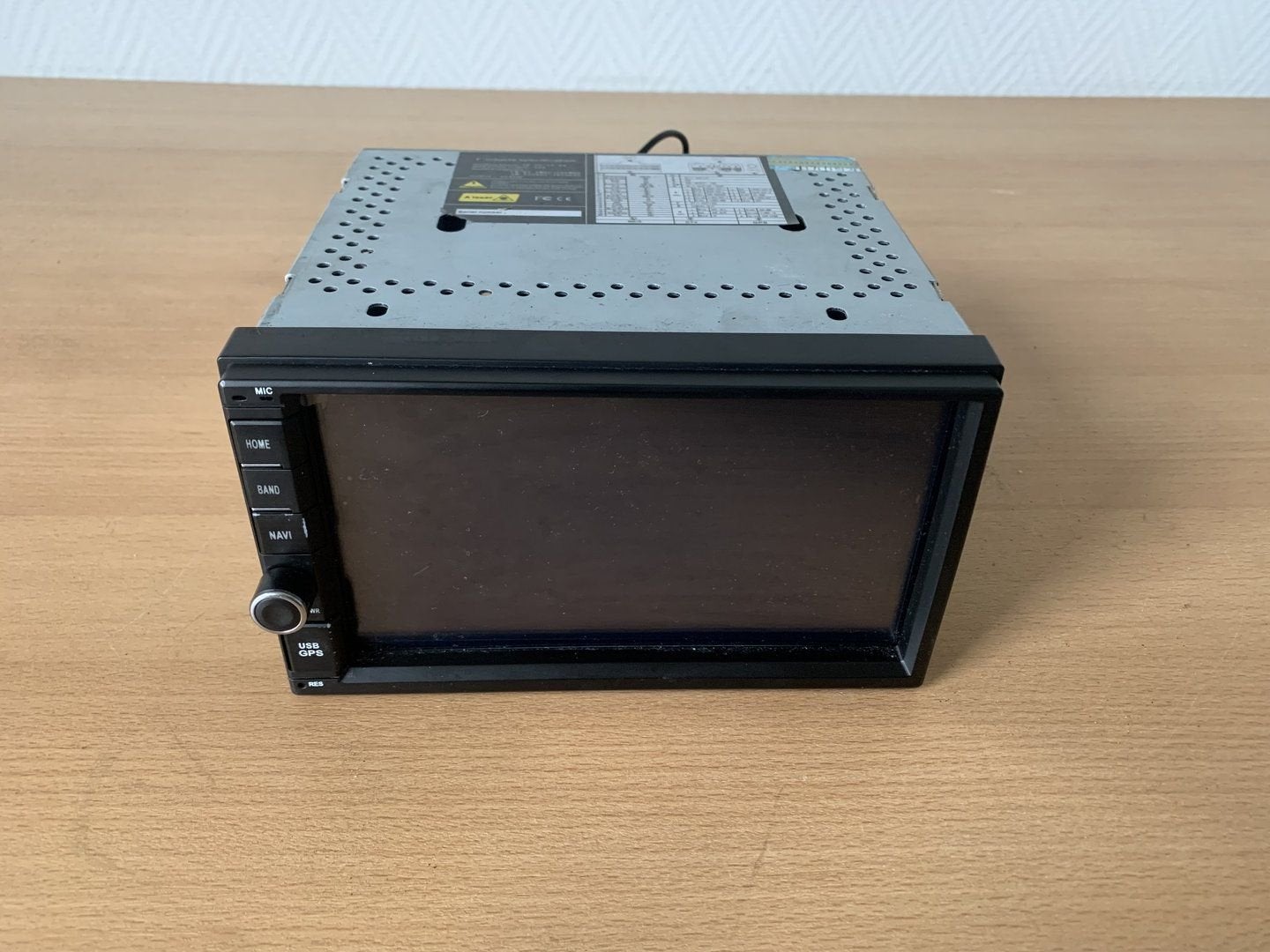 autoradio schermradio display dubbeldin werkt goed, Gebruikt, -, -, Ophalen of Verzenden