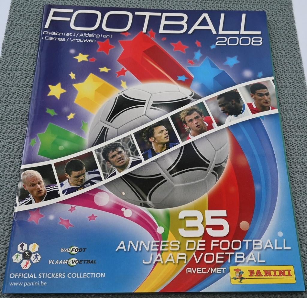 Panini / Football 2008 / 35 Jaar Voetbal / Leeg album, Ophalen of Verzenden, Zo goed als nieuw, Boek of Tijdschrift