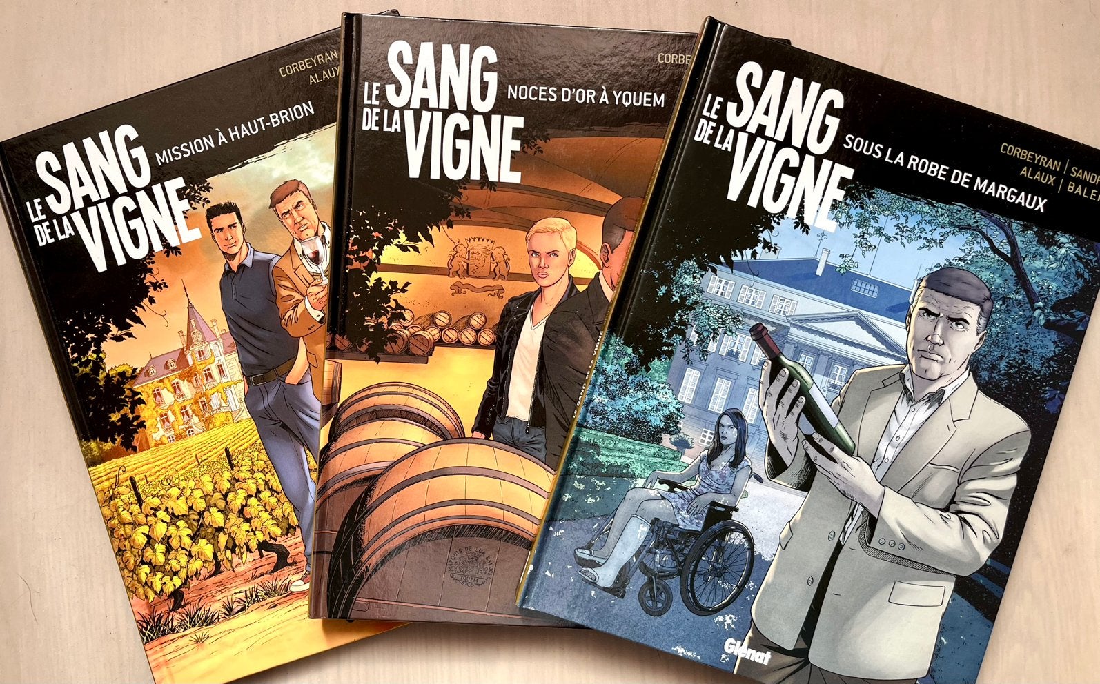 Le sang de la vigne - N 1, 2, 3 - Corbeyan - version FR, Livres, Plusieurs BD, Enlèvement ou Envoi, Comme neuf