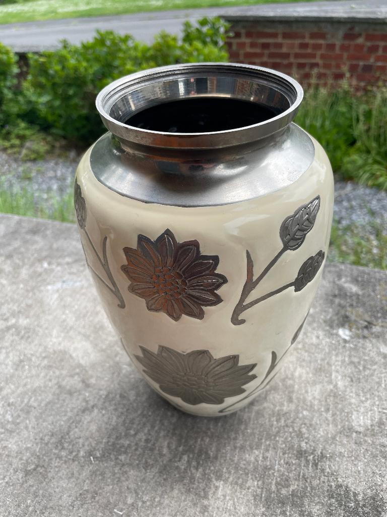 Urn voor de begrafenis, Antiek en Kunst, Antiek | Brons en Koper, Ophalen of Verzenden