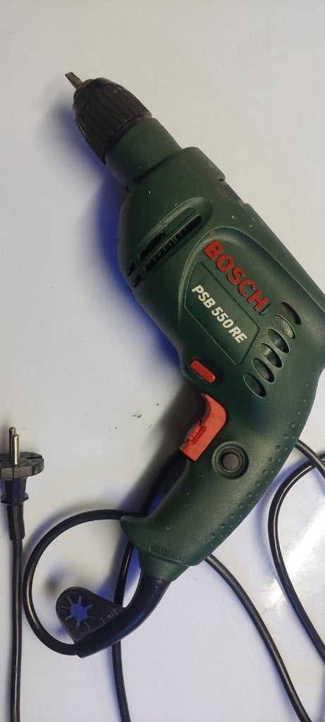 Bosch PSB 550 RE Klopboormachine 550W Variabele Snelheid, Enlèvement, Comme neuf