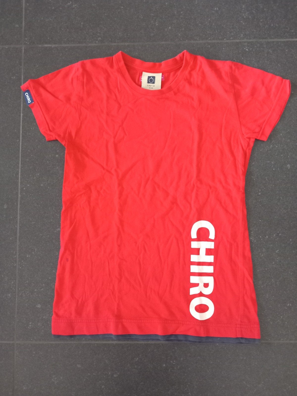 Chiro T-shirt maat 10 jaar/140, Gebruikt, Jongen of Meisje, Ophalen of Verzenden, Chiro