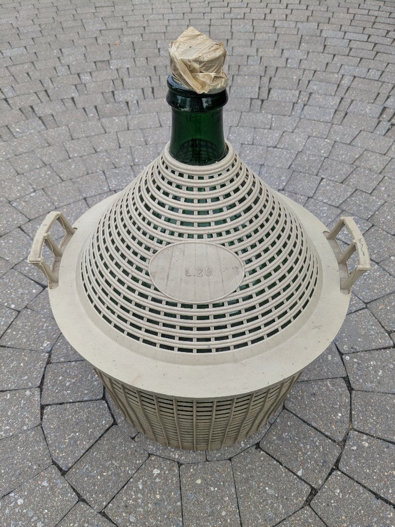 Mandfles/ballonfles/gistingsfles/fermentatiefles * 20 liter, Ophalen, Zo goed als nieuw