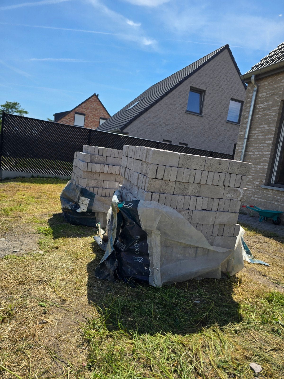 1192 gevelstenen Vandersanden Quartis formaat 21 x 10 x 5, Doe-het-zelf en Bouw, Metselstenen, Ophalen, Nieuw