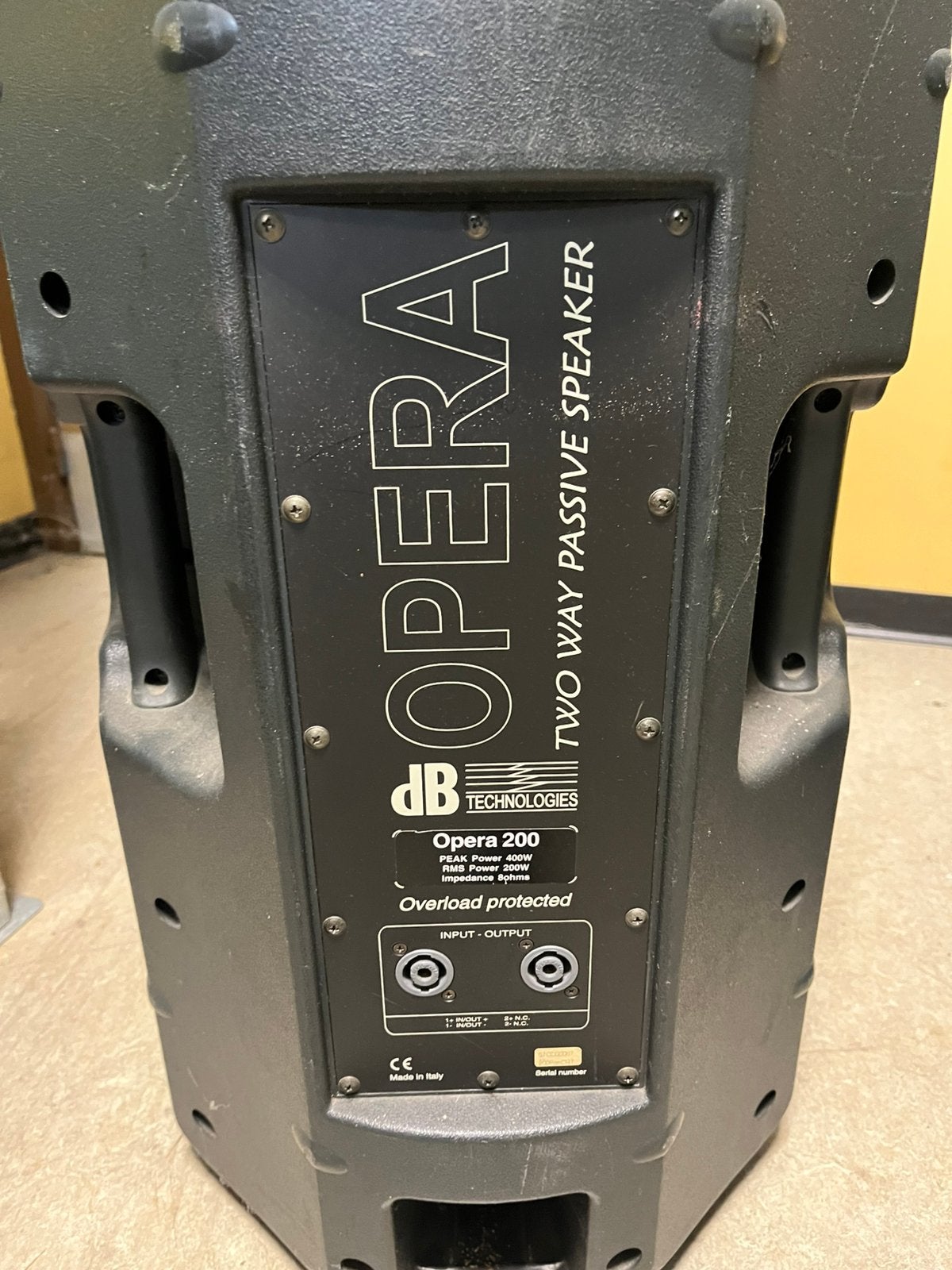 2 passieve boxen 200w, Musique & Instruments, Enlèvement, Utilisé, Moins de 500 watts