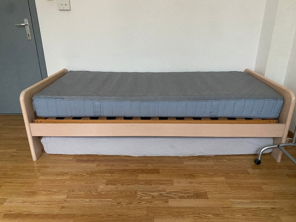 Cadre de lit pour 1 personne — Leuven center, 100 cm, 210 cm, Une personne, Enlèvement