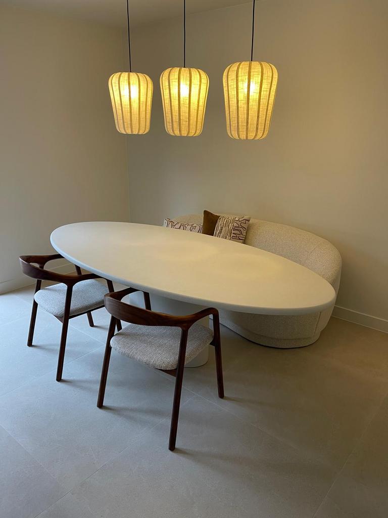 MORTEX tafel ovaal - 240 x 120 cm - OP STOCK, Ophalen of Verzenden, Nieuw, Ovaal