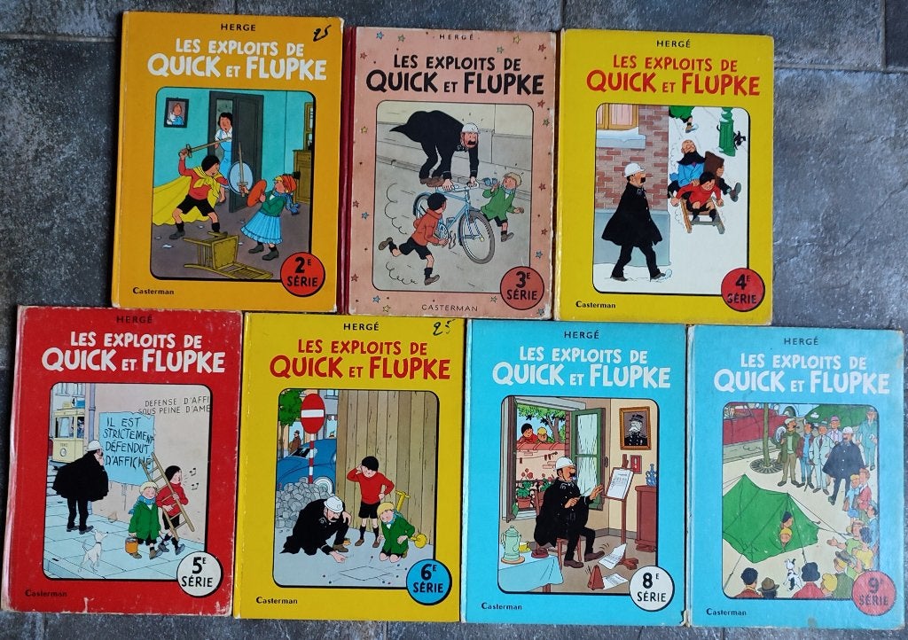 Quick et Flupke, Plusieurs BD, Enlèvement ou Envoi, Utilisé