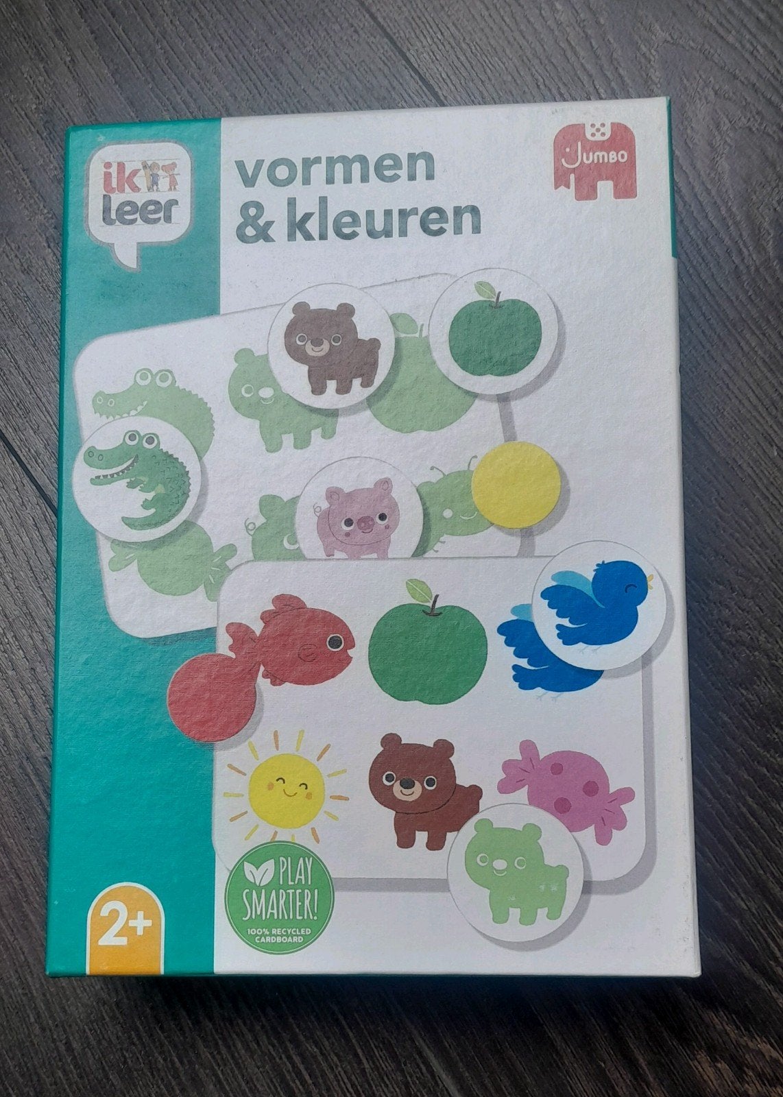 gezelschapsspel vormen en kleuren, Ophalen