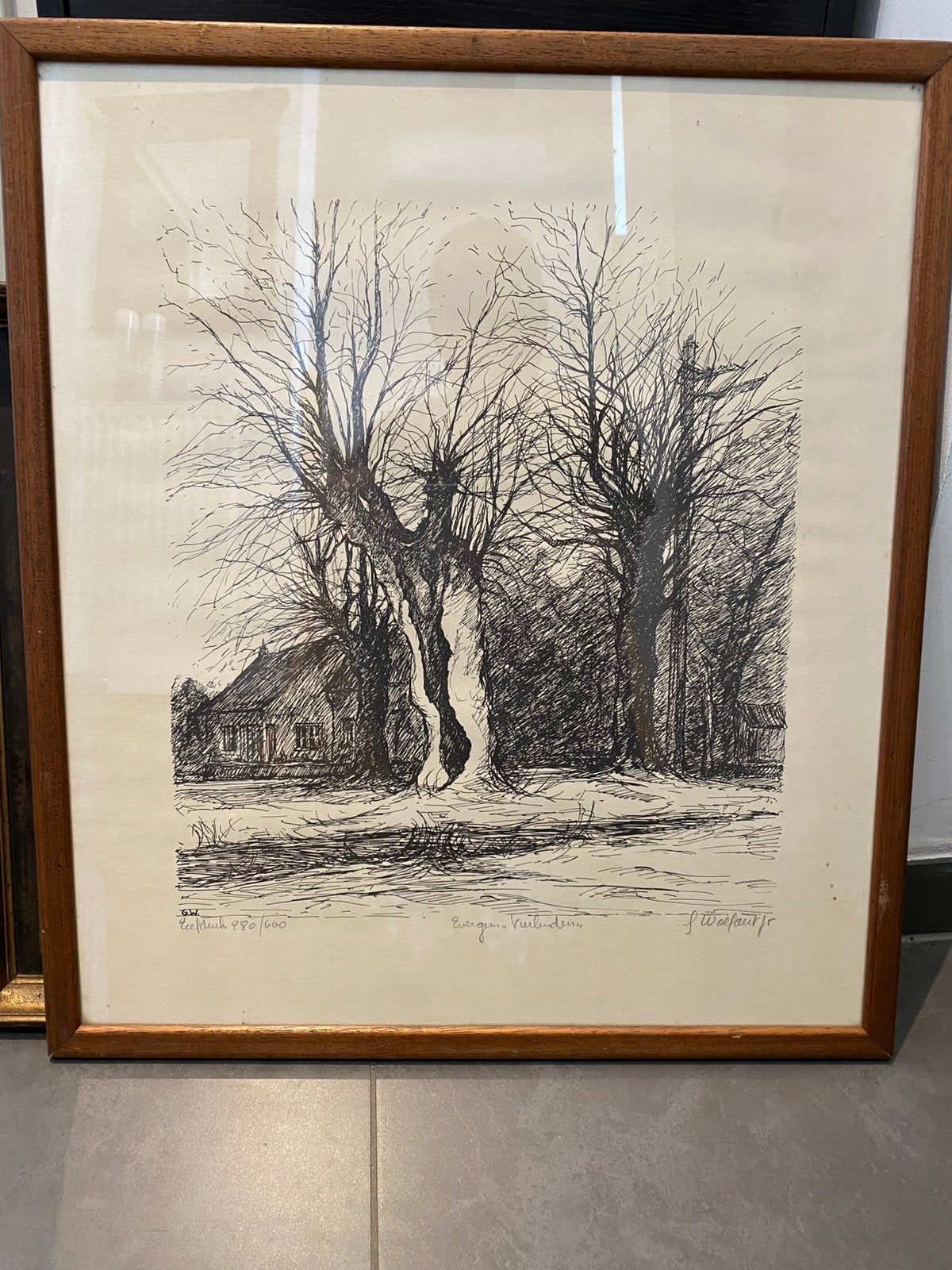 Guido Wolfaert Pentekening, Ophalen