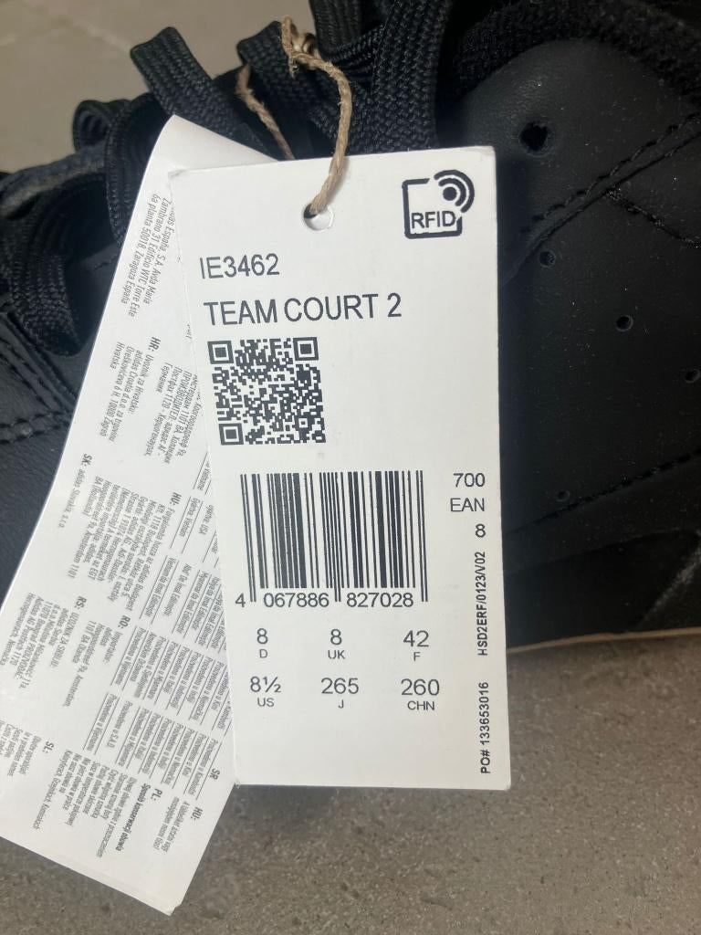 Chaussures de sport Adidas Team Court, Vêtements | Hommes, Chaussures, Neuf, Baskets, Noir, Enlèvement