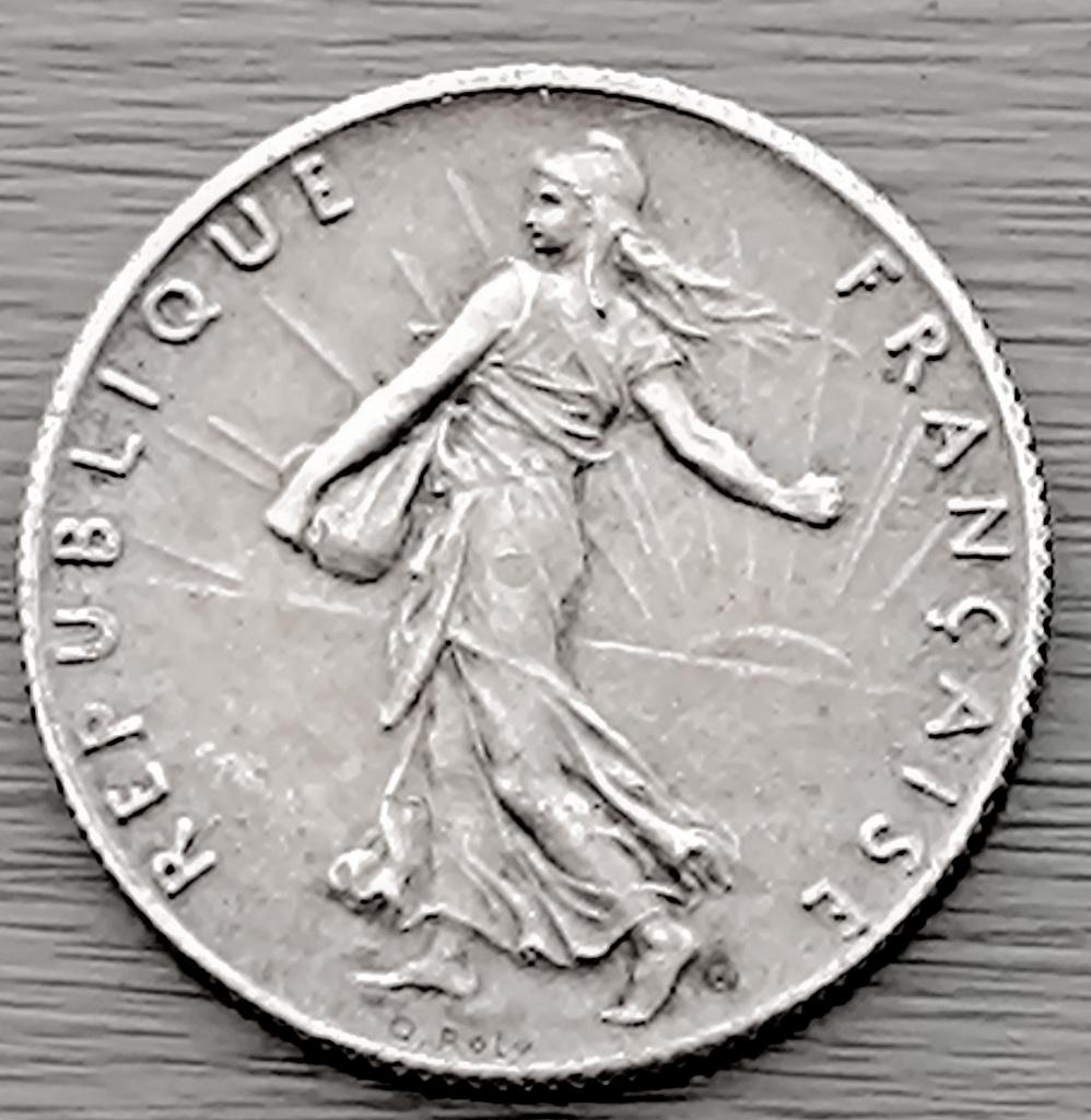 munt Frankrijk 50 centimes 1917 zilver 0,835, Ophalen of Verzenden, Frankrijk, Zilver