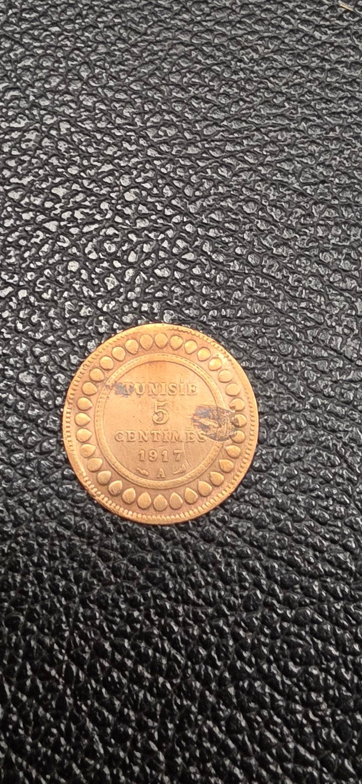 Tunesië 5 centimes 1917, Ophalen of Verzenden