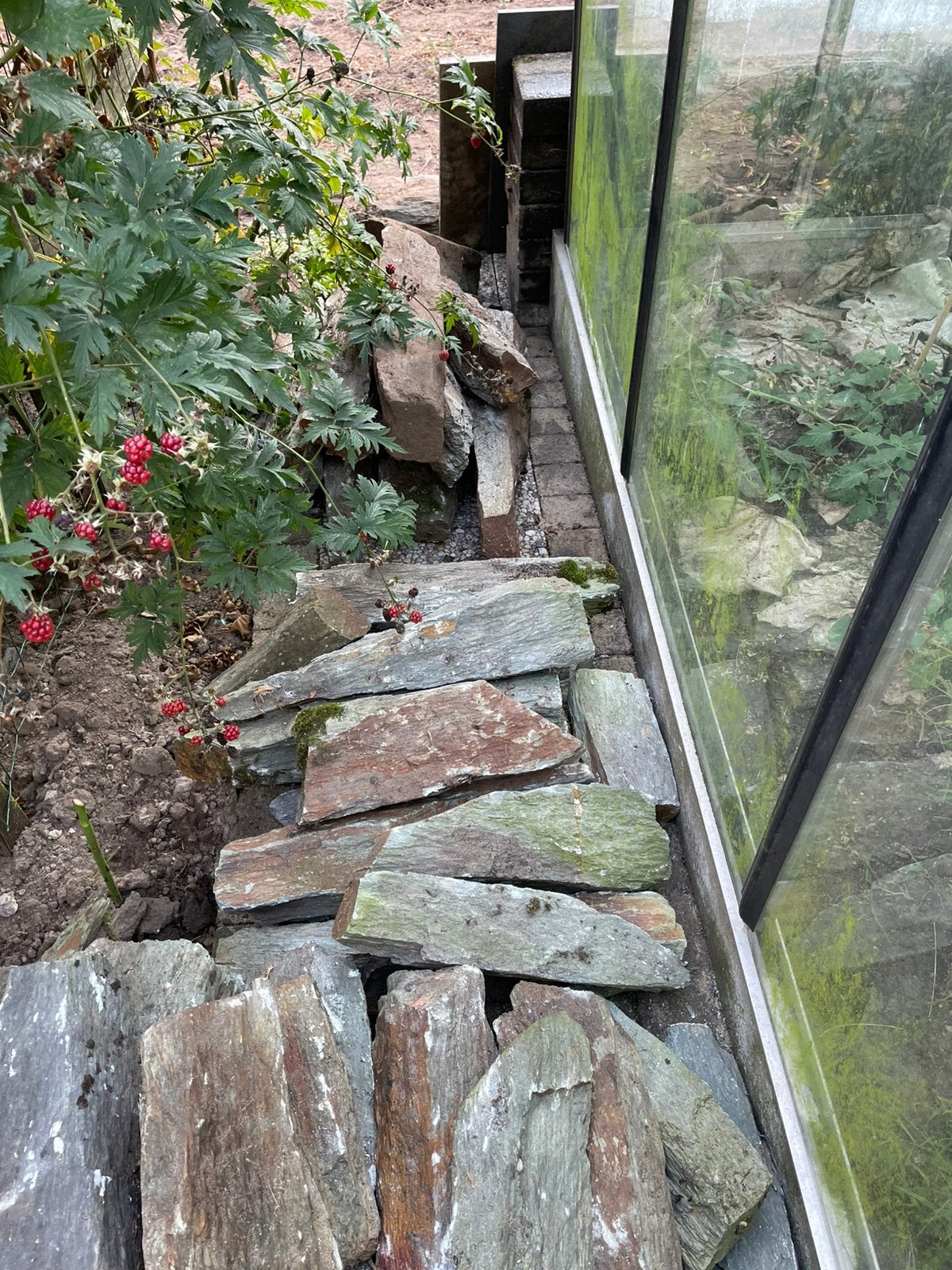 Leisteen rotsen, Tuin en Terras, Ophalen, Zo goed als nieuw, Natuursteen, Overige typen