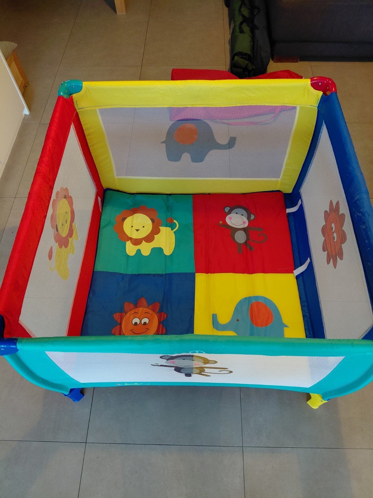 opvouwbaar babypark, Kinderen en Baby's, Babyparken, Ophalen, Zo goed als nieuw, Vierkant