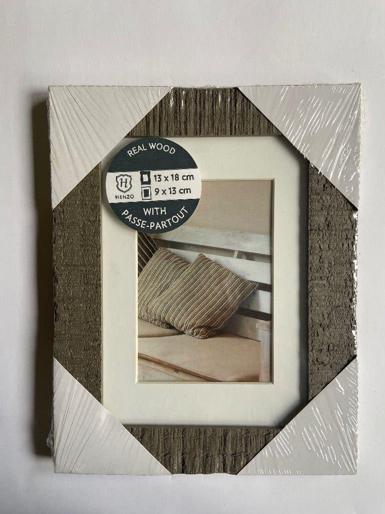Cadre photo : Henzo 13x18 cm, Maison & Meubles, Neuf, Campagnard, Enlèvement ou Envoi, Bois