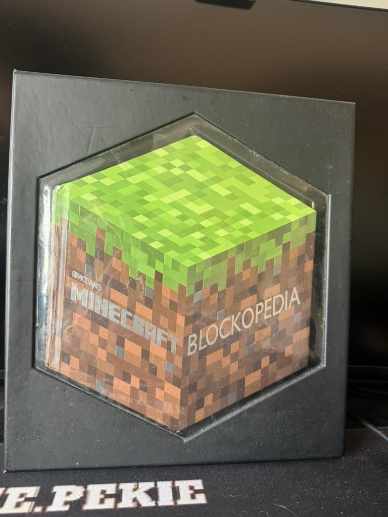 Minecraft blokken boek, Games en Spelcomputers, Ophalen, Zo goed als nieuw