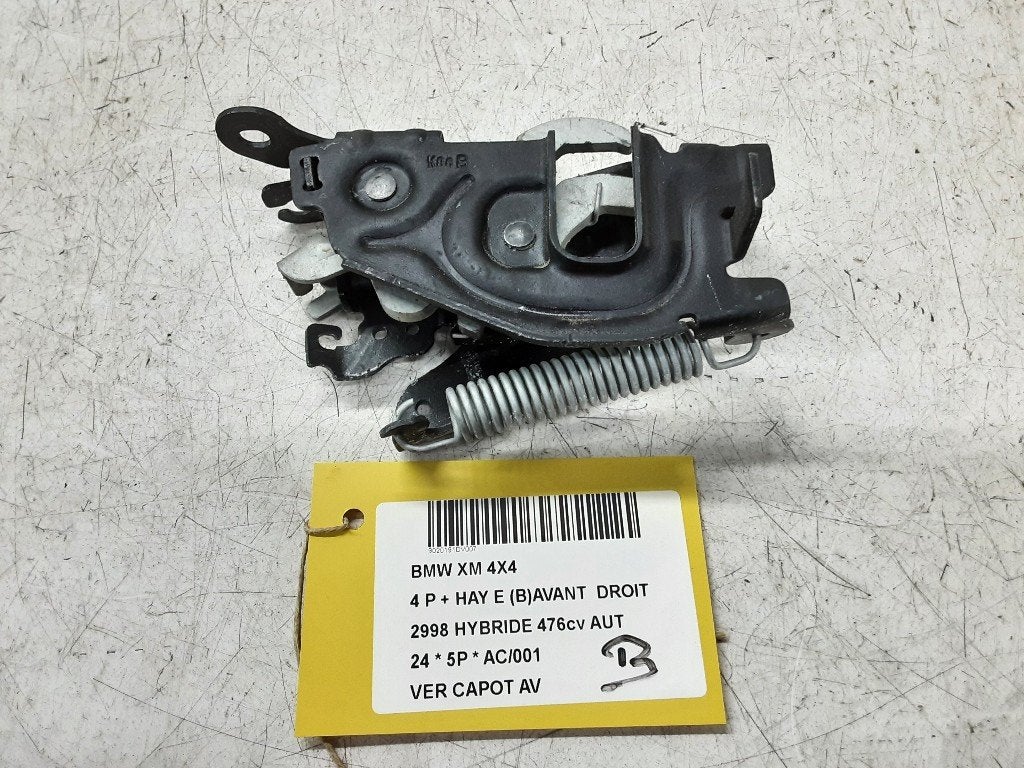 SERRURE CAPOT BMW XM (09) (01-2022/-), Utilisé, BMW, Petuelring 130
80809  München, DE, Bayerische Motoren Werke AG
