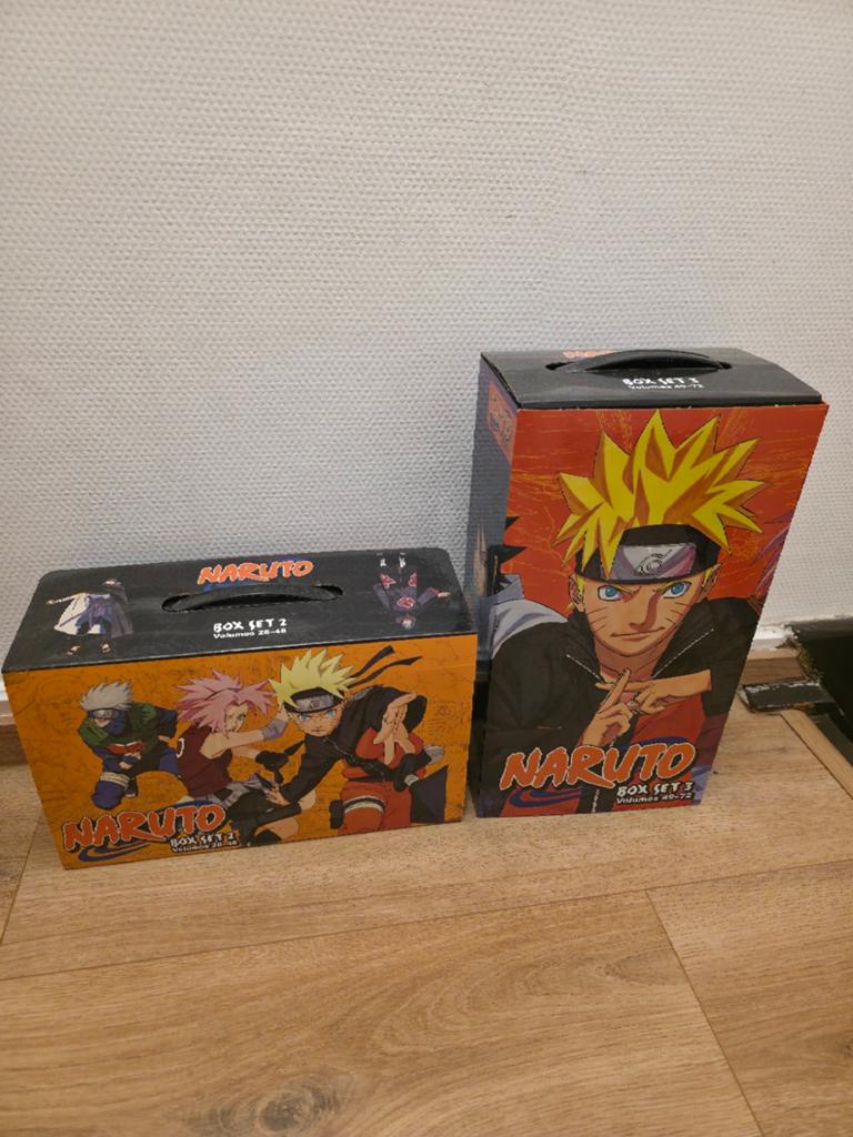 Naruto manga box set 2&3 in perfecte staat  (volume 28-72), Livres, Plusieurs comics, Enlèvement, Neuf, Japon (Manga)
