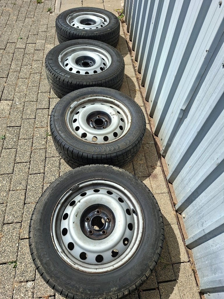 4 velgen met Michelin-band voor Peugeot Expert..., Ophalen, 16 inch, Banden en Velgen, Zomerbanden