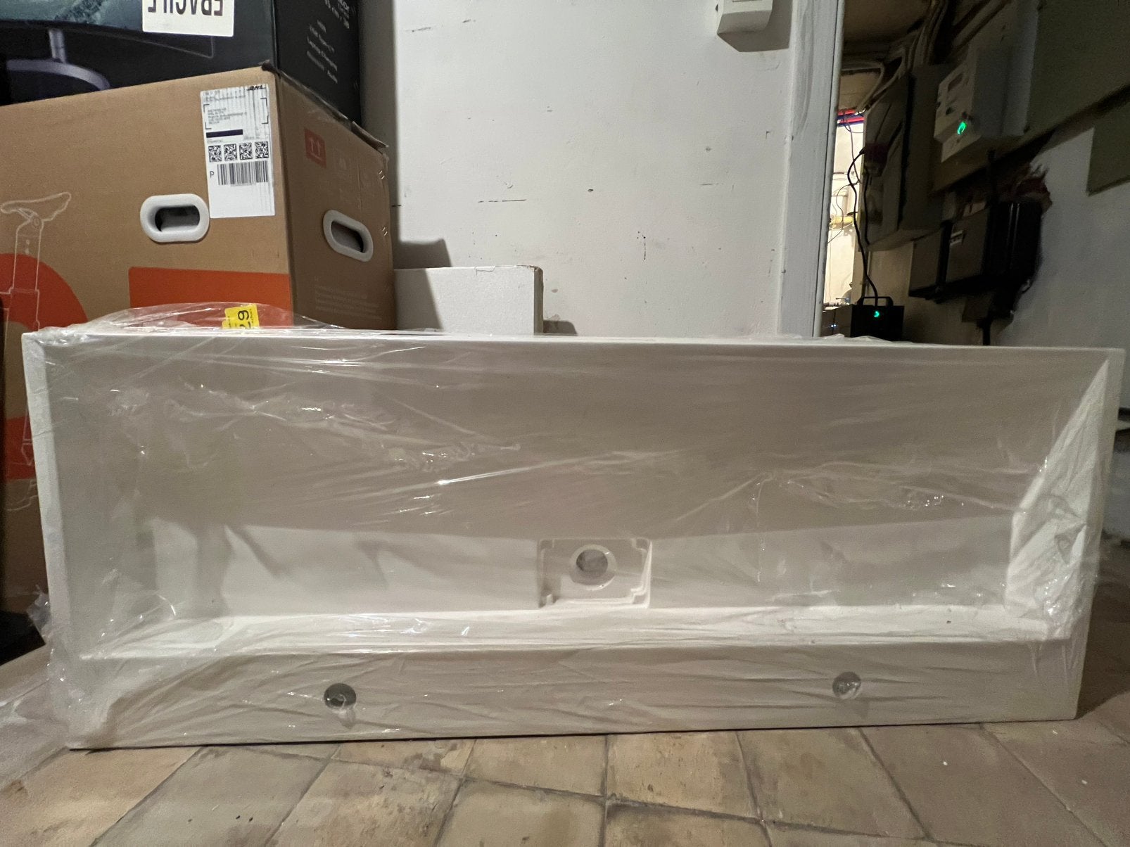 Dubbele lavabo hedendaags - NIEUW, Ophalen, 100 tot 150 cm, Nieuw, Minder dan 100 cm
