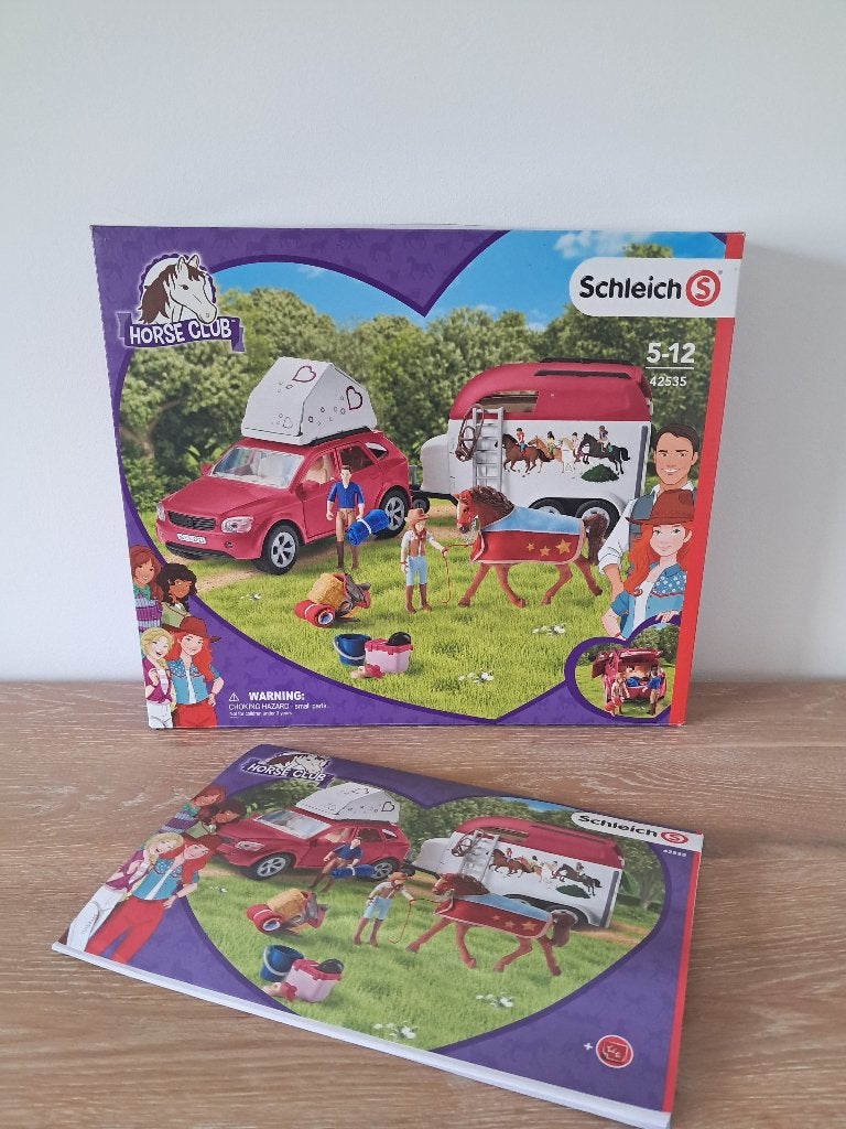 Schleich 42535 Avontuur met auto en paardentrailer, Ophalen, Zo goed als nieuw, Meisje