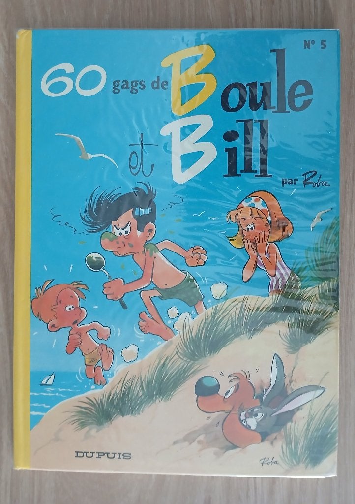 BD 60 gags de Boule et Bill n5 Roba signé TTB, Une BD, Enlèvement ou Envoi, Utilisé