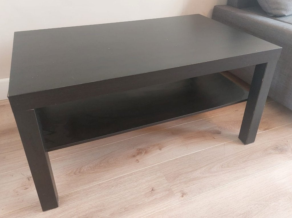 Table basse IKEA Lack - Noire, Maison & Meubles, Tables | Tables de salon, Utilisé, 5 – 50, 50 à 100 cm, 50 à 100 cm, Rectangulaire
