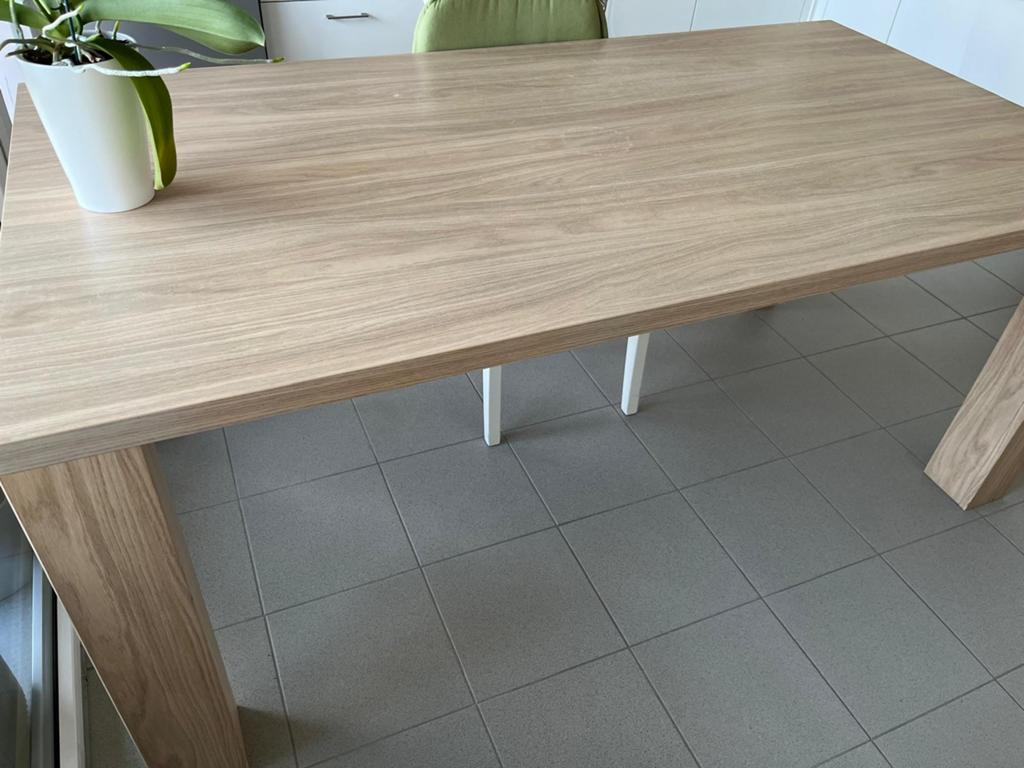 Gratis mee te nemen eettafel, Huis en Inrichting, Ophalen, Gebruikt, 50 tot 100 cm, 150 tot 200 cm