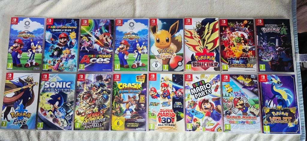 jeux nintendo switch +réparation+accessoires /liège NEW PRIX, Consoles de jeu & Jeux vidéo, Jeux | Nintendo Switch, Comme neuf