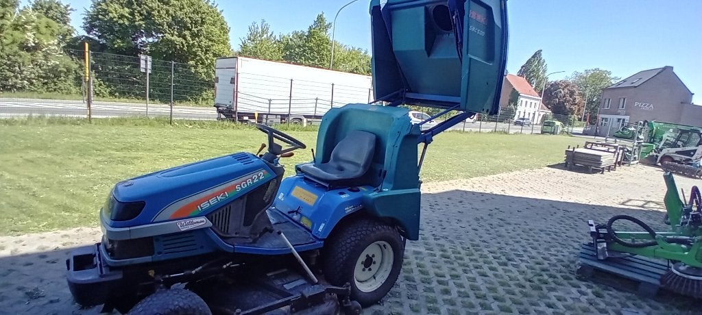 Iseki SGR 22 Zitmaaier, Ophalen, Opvangbak