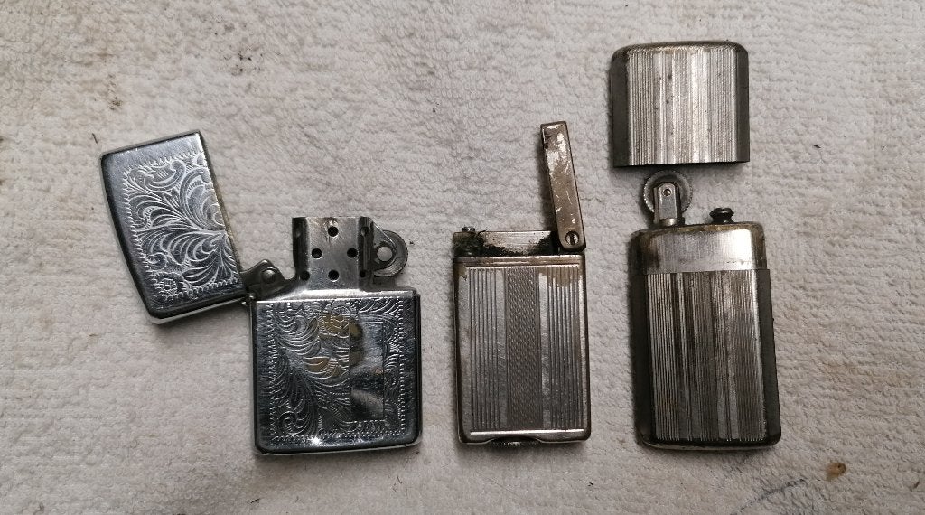 Antieke aanstekers Zippo Aquilux overig, Verzamelen, Verzenden, Gebruikt, Aansteker