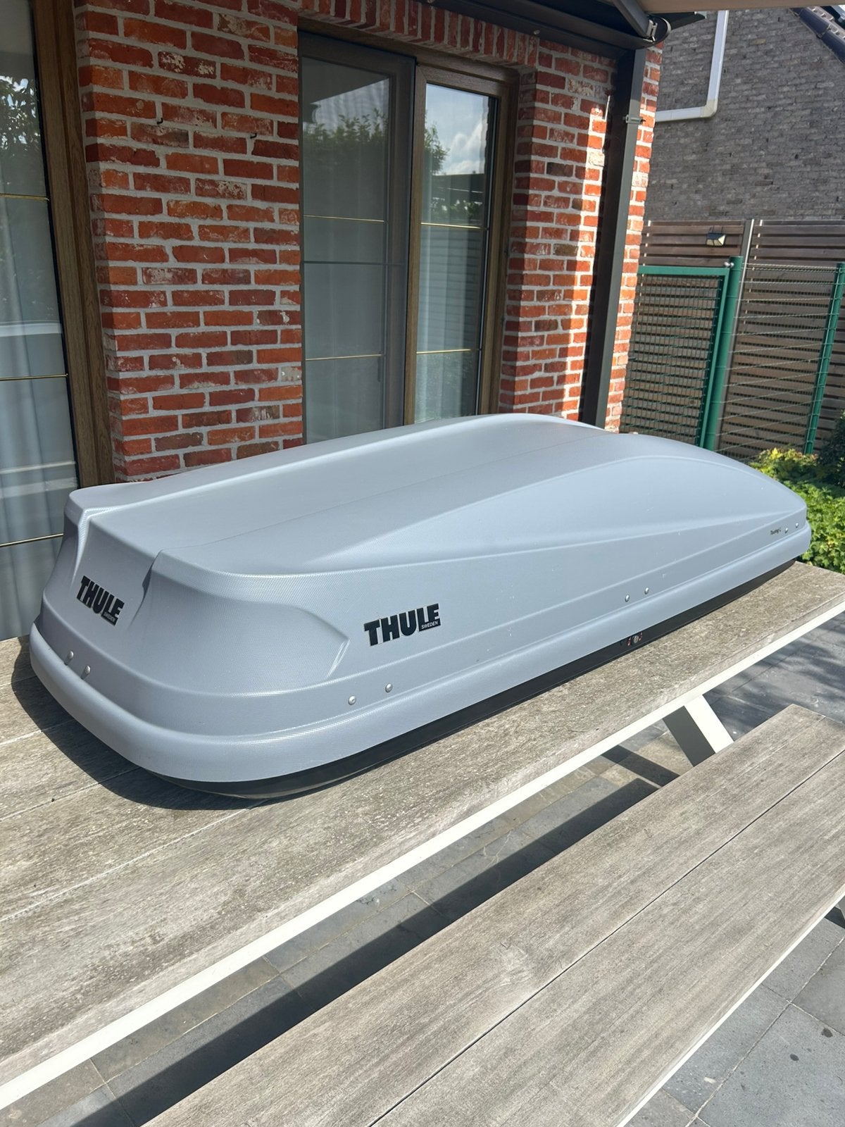 Thule Touring L dakkoffer skikoffer 420 liter, Auto diversen, Dakkoffers, Ophalen, Zo goed als nieuw