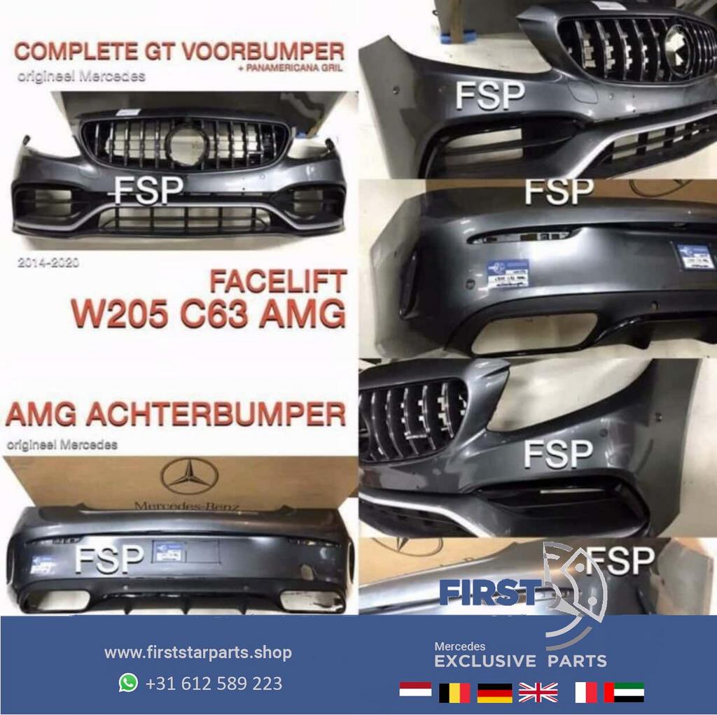 W205 COUPÉ CABRIO C63 S AMG PAKKET ORIGINEEL MERCEDES C Klas, Utilisé, -, Arrière, -