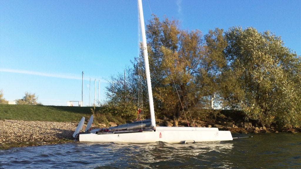 Catamaran Classe A, Sports nautiques & Bateaux, Autres modèles, Autres marques, Enlèvement, Utilisé