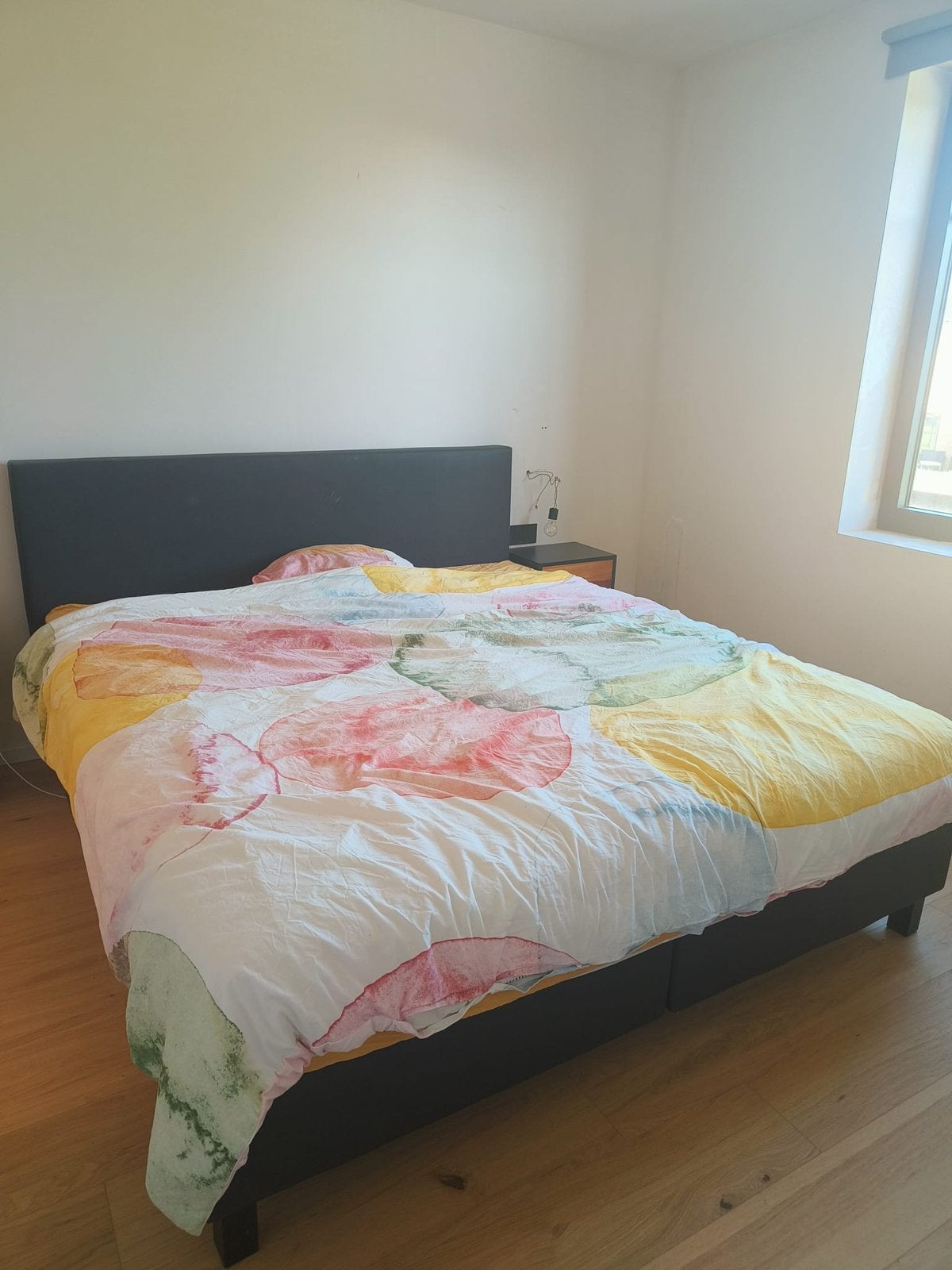 Boxspring 180x220, Ophalen, Zo goed als nieuw, Tweepersoons
