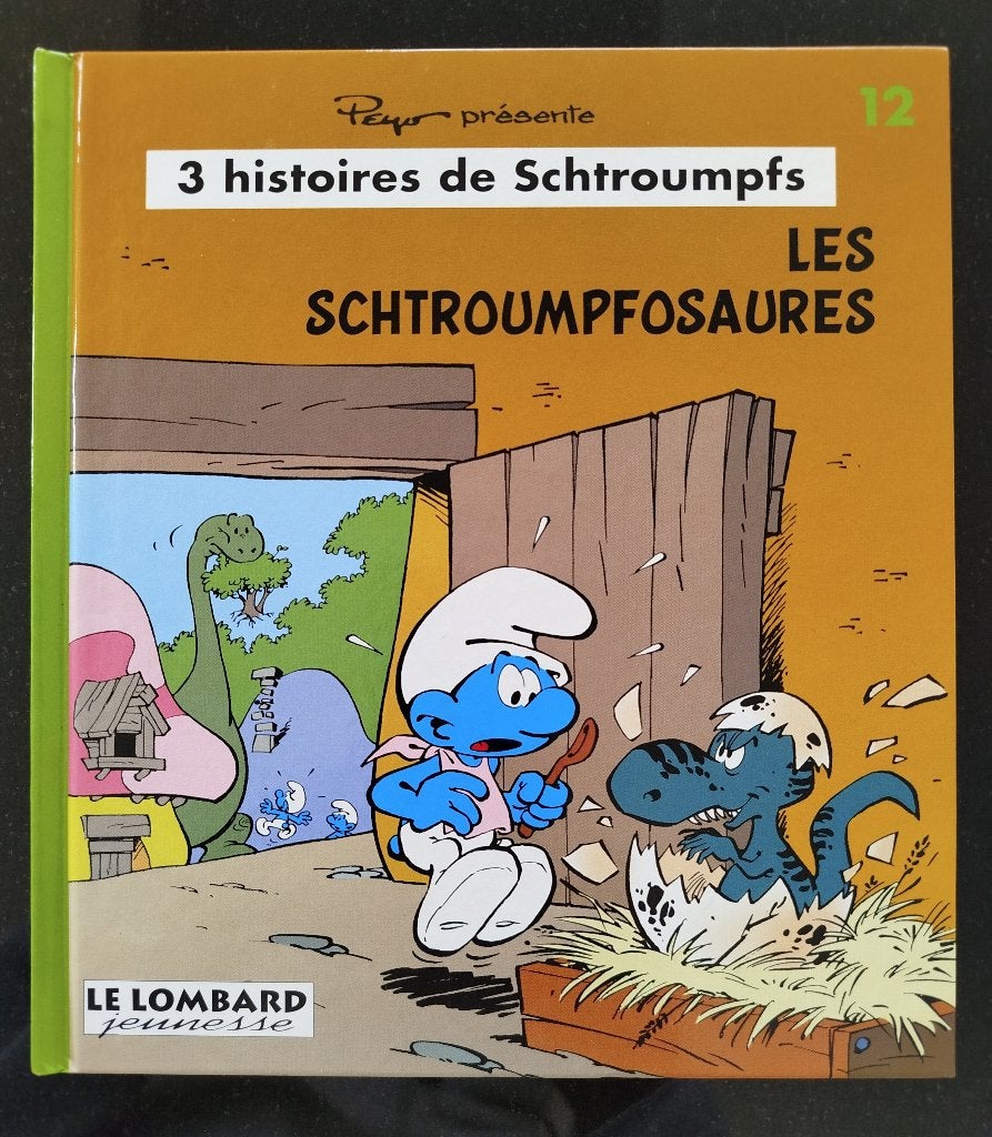 3 histoires de Schtroumpfs Les Schtroumpfosaures tome 12, Collections, Enlèvement, Comme neuf, Bande dessinée