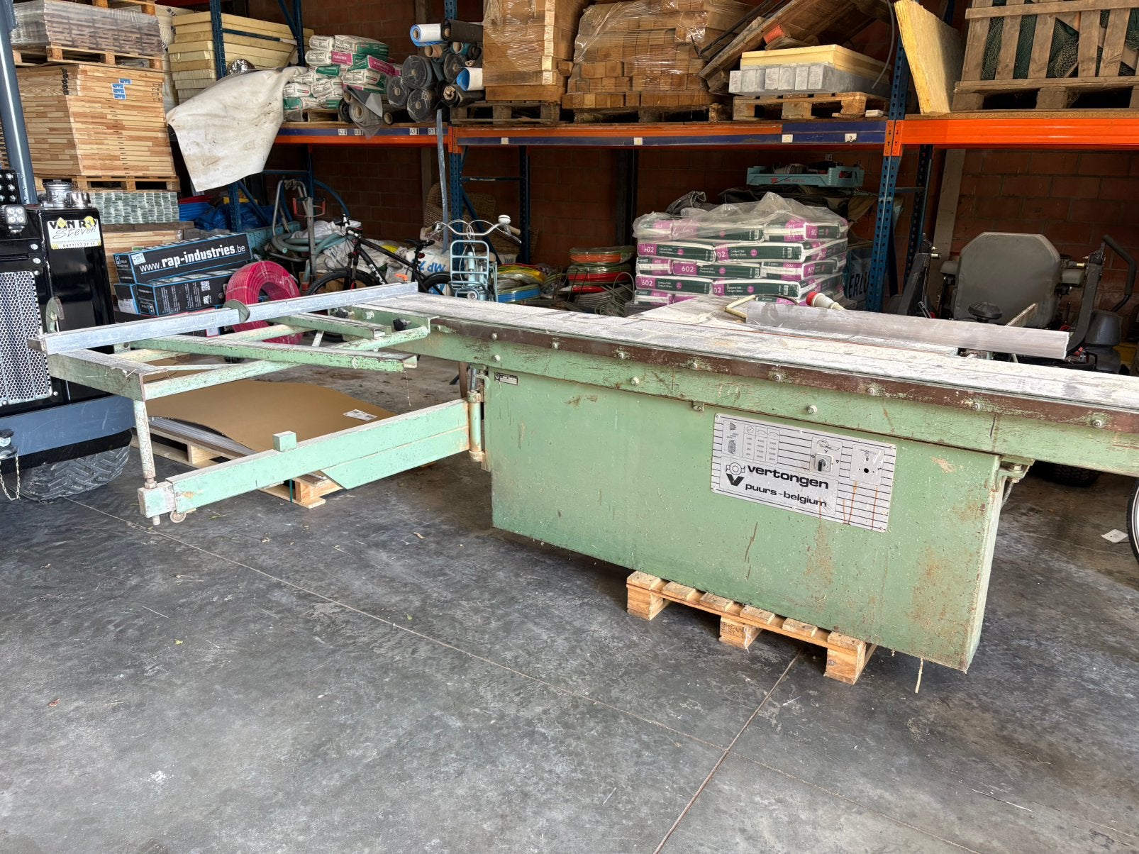 Paneelzaag vertongen AZ03, Zakelijke goederen, Machines en Bouw | Houtbewerking, Ophalen