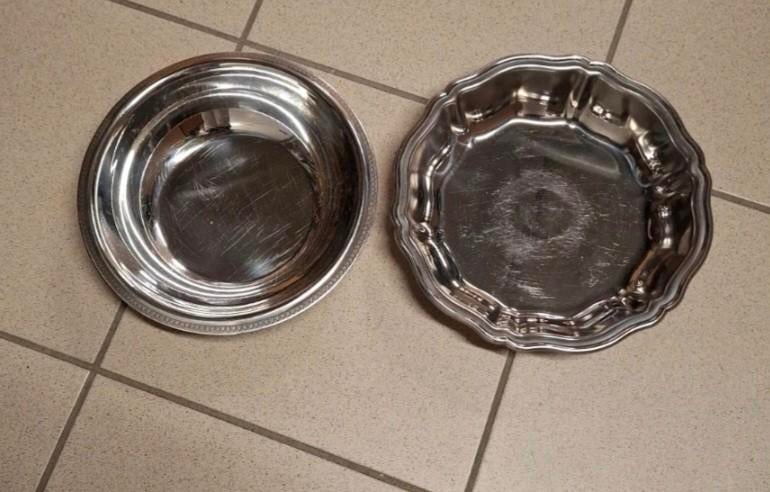 2 Inox schotels, Huis en Inrichting, Ophalen of Verzenden