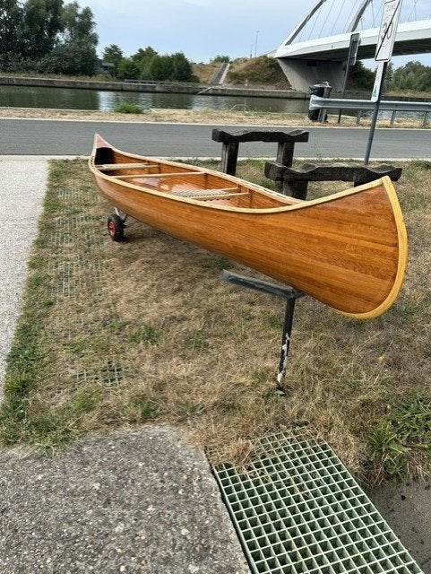 Houten kano Hiawatha, Watersport en Boten, Kano's, Ophalen, Gebruikt, Twee personen, Canadese kano of Open kano