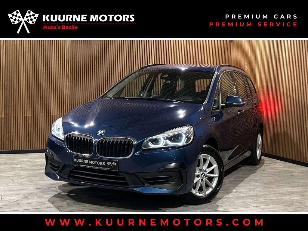 BMW 2 Serie 216 dA GT 7pl Leder/Led/Gps/Pdc/Airco/Bt *1j gar, Auto's, Automaat, Gebruikt, 2 Reeks, 7 zetels
