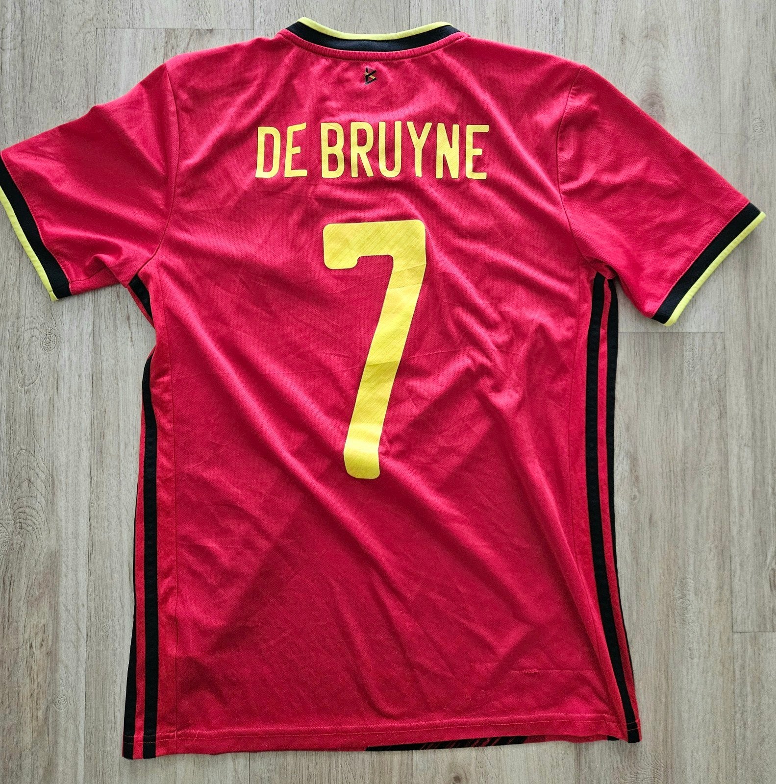 België voetbalshirt EK 2020 Kevin de Bruyne, Maat S, Ophalen of Verzenden, Zo goed als nieuw, Shirt