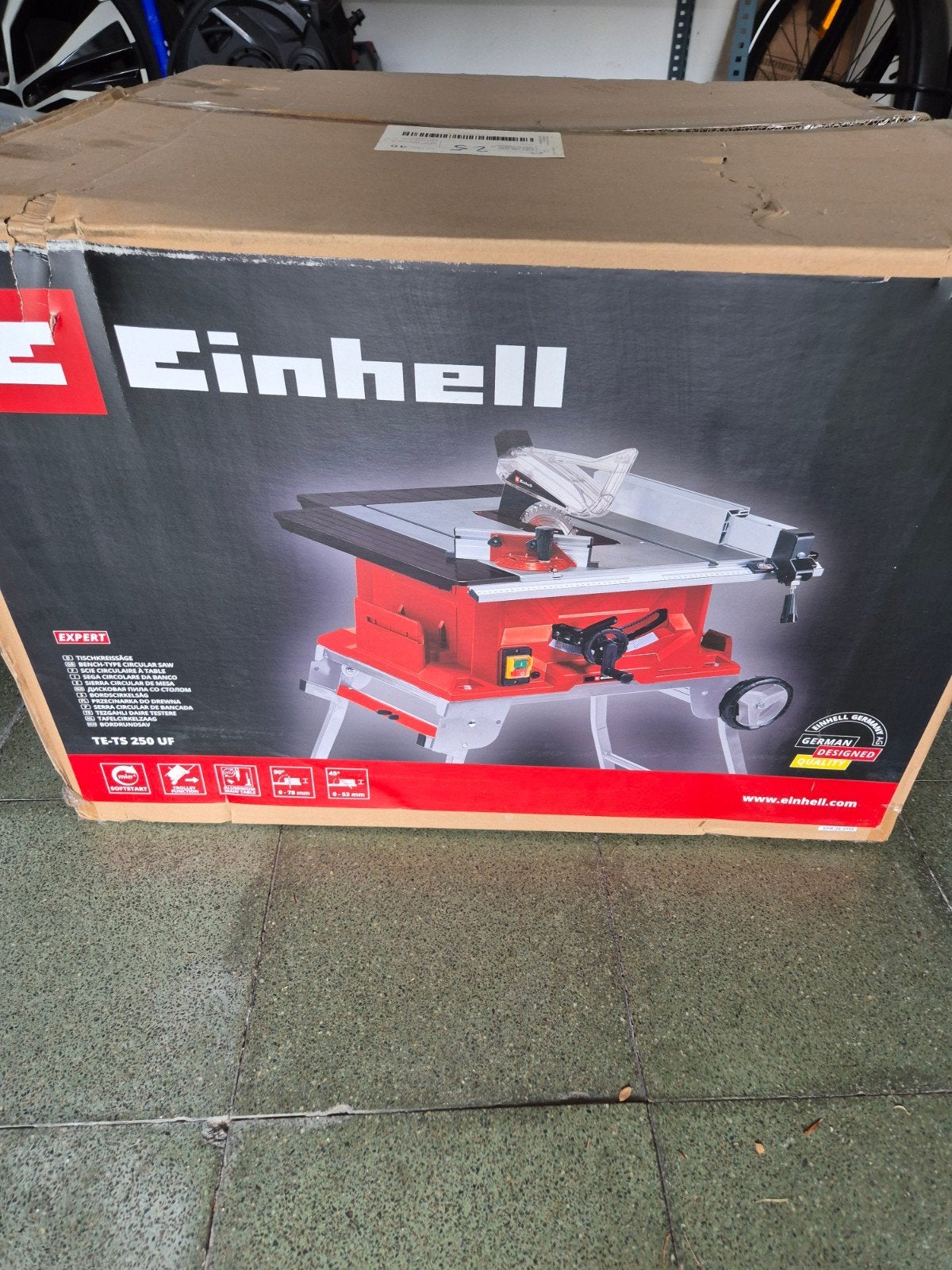 Tafelzaagmachine einhell, Ophalen, Nieuw, 70 mm of meer